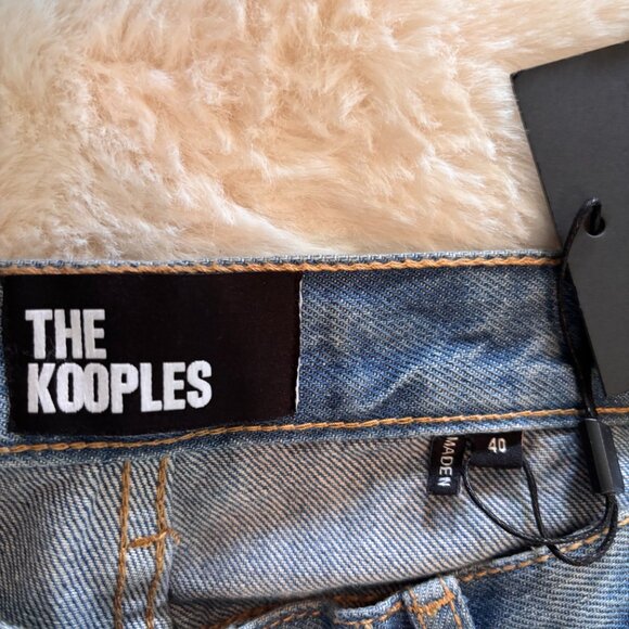 The Kooples Boyfriend Bleu Jeans MSRP $315 Size 40 (L) NWT - Picture 7 of 7